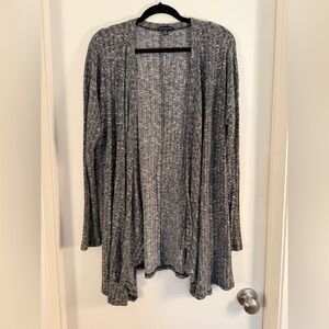 AMERICAN EAGLE Women's Gray Open-Front Cardigan, Size L